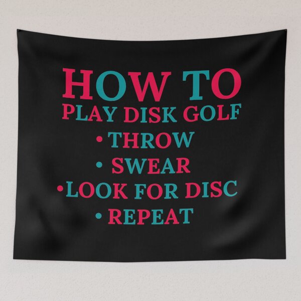 Item preview, How To Play Disc Golf designed and sold by shaheergraphic.