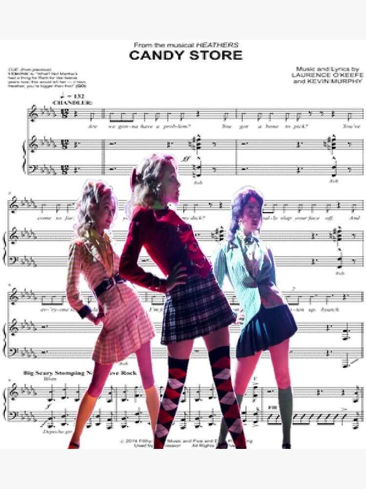 "Heathers Candy Store" Poster for Sale by ElderHopkins Redbubble