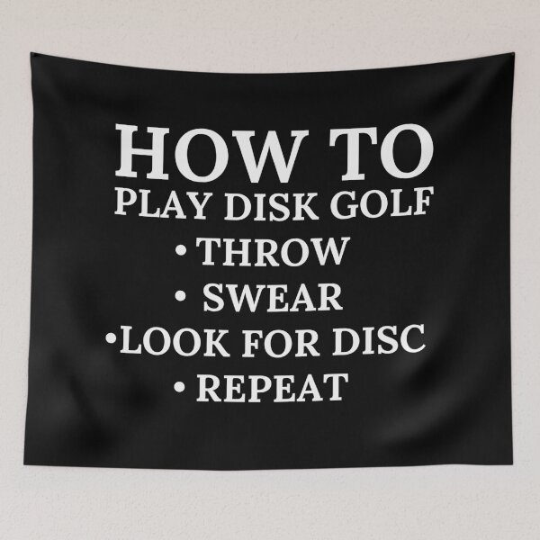 Item preview, How To Play Disc Golf designed and sold by shaheergraphic.