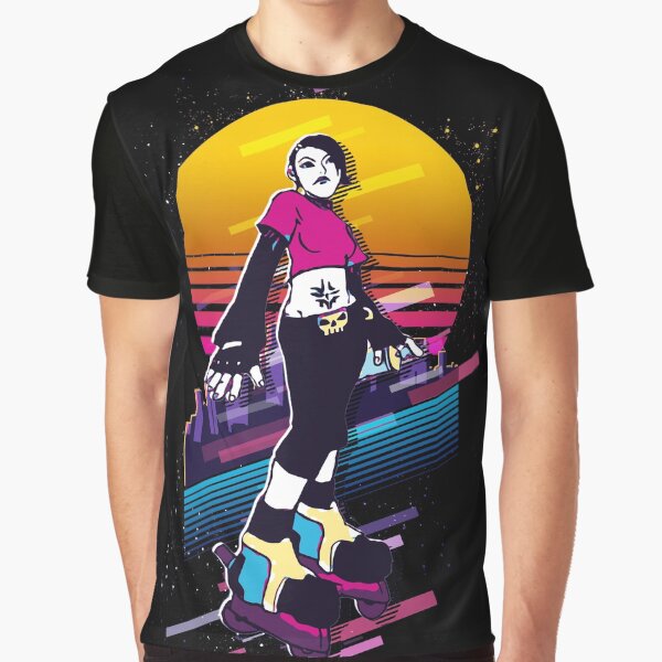 Vista previa del artículo con la obra «Jet Set Radio - Cube * Retro de los 80 *», diseñado y vendido por MyRetroArt.