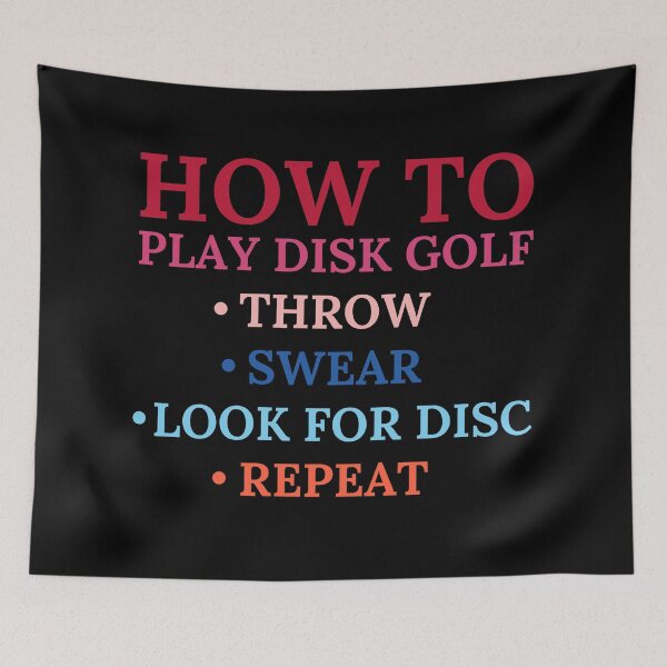Item preview, How To Play Disc Golf designed and sold by shaheergraphic.