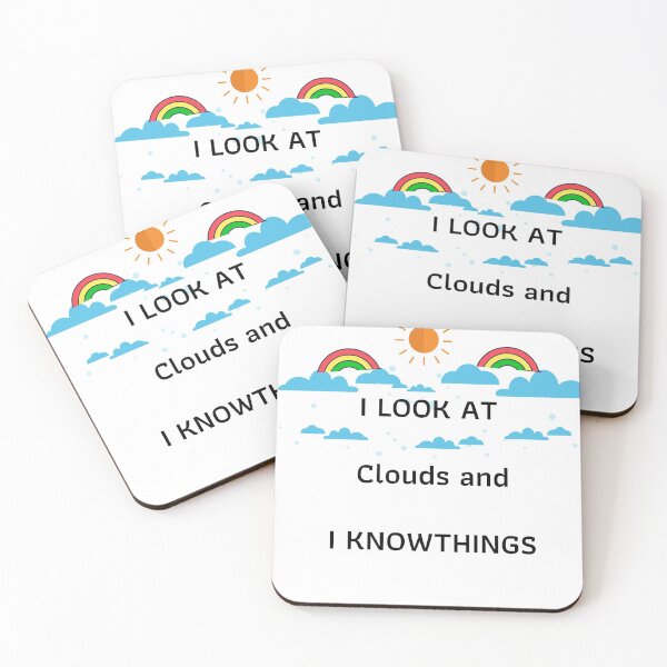 Item preview, I Look At Clouds and I Know Things designed and sold by tarkaittisak.