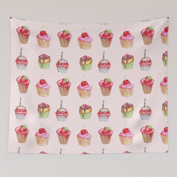 Item preview, Whimsical cupcakes  designed and sold by Nyanko-Sempai.
