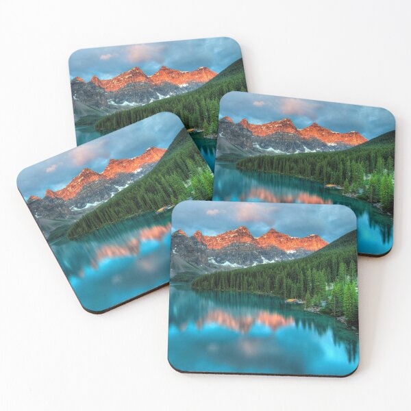 Item preview, Sunrise Over Lake And Mountain Field, Canada designed and sold by KC-Clothing-Co.