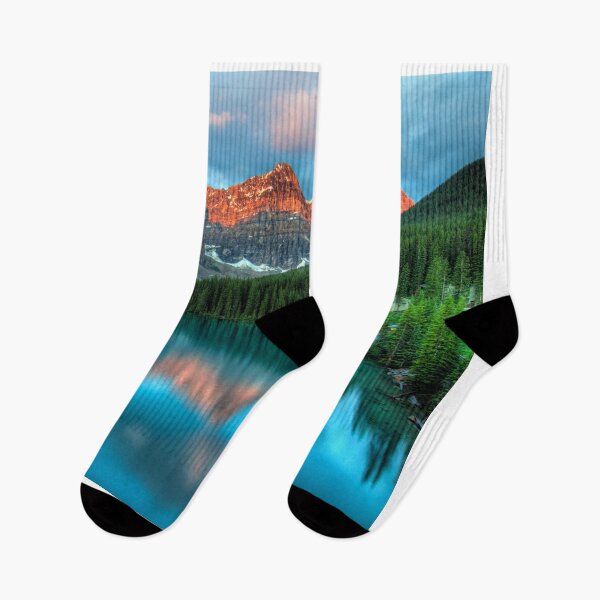 Item preview, Sunrise Over Lake And Mountain Field, Canada designed and sold by KC-Clothing-Co.