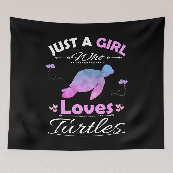 Item preview, Just A Girl Who Loves Turtles designed and sold by PRINTED ..