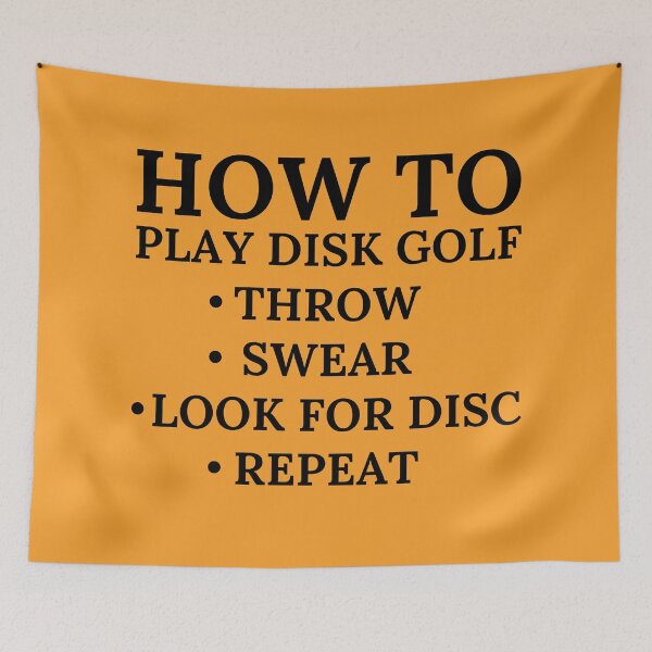 Item preview, How To Play Disc Golf designed and sold by shaheergraphic.