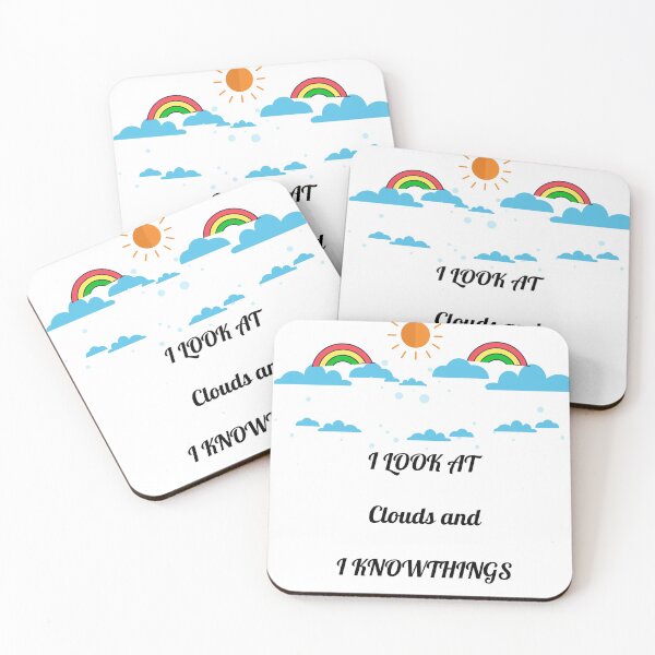 Item preview, I Look At Clouds and I Know Things designed and sold by tarkaittisak.