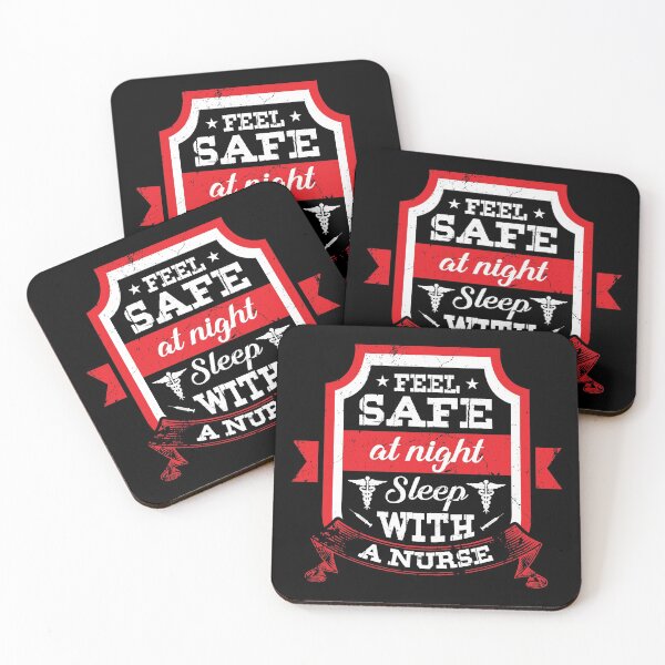 Item preview, Feel Safe At Night Sleep With A Nurse designed and sold by Tatt-Hooligans.