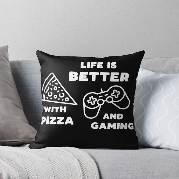 Item preview, Life Is Better With Pizza And Gaming designed and sold by T-idea.