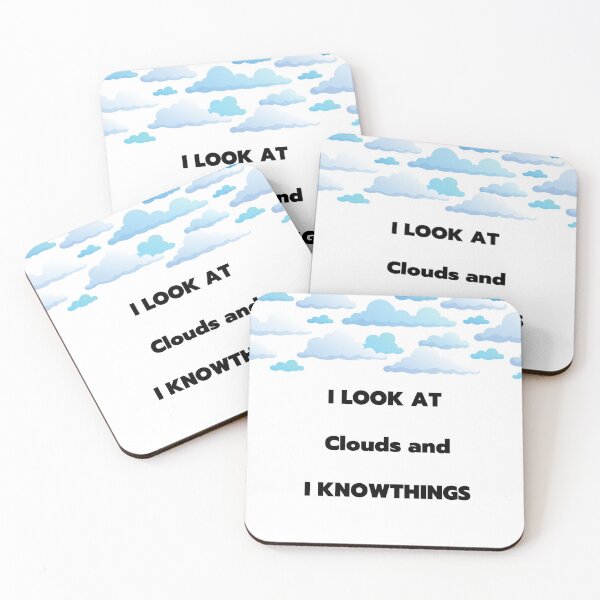 Item preview,  I Look At Clouds and I Know Things designed and sold by tarkaittisak.