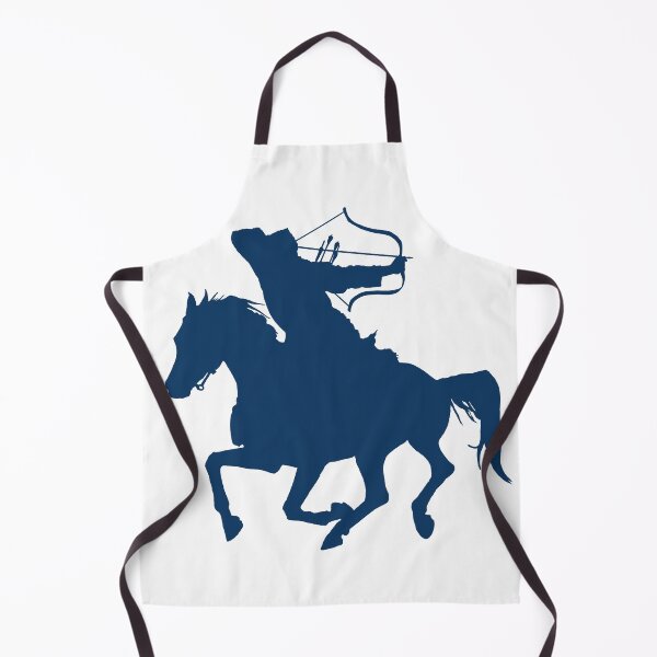 Item preview, Horse archer silhouette - blue designed and sold by NerdScribblings.