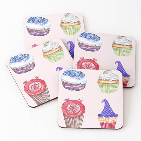 Item preview, Whimsical cupcakes  designed and sold by Nyanko-Sempai.