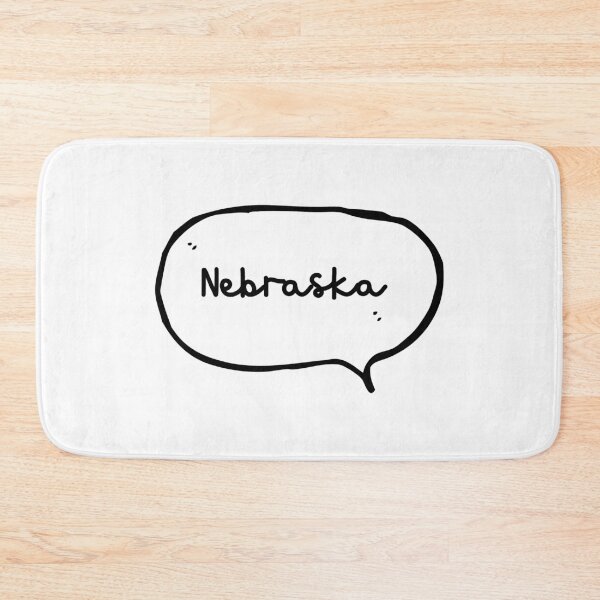 Item preview, Nebraska - Hand-write Hand-drawn Speech Bubble designed and sold by CityCollection.