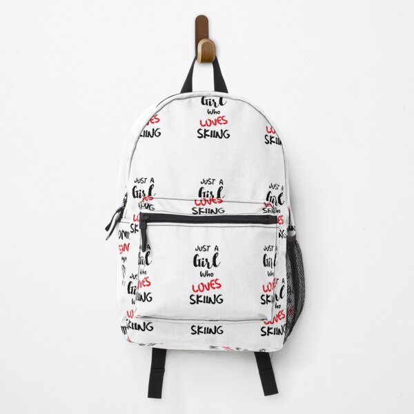 Item preview, Just A Girl Who Loves Skiing designed and sold by DiscGolfTees.