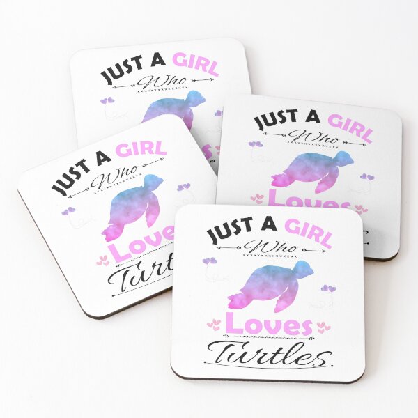 Item preview, Just A Girl Who Loves Turtles designed and sold by PRINTED ..