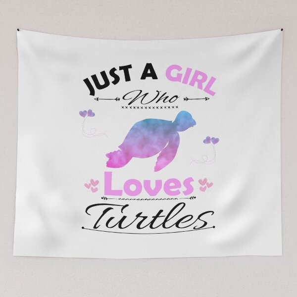 Item preview, Just A Girl Who Loves Turtles designed and sold by PRINTED ..