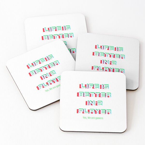 Item preview, Life Is Better In 2 Player, Yes We Are Gamers designed and sold by unikologo.