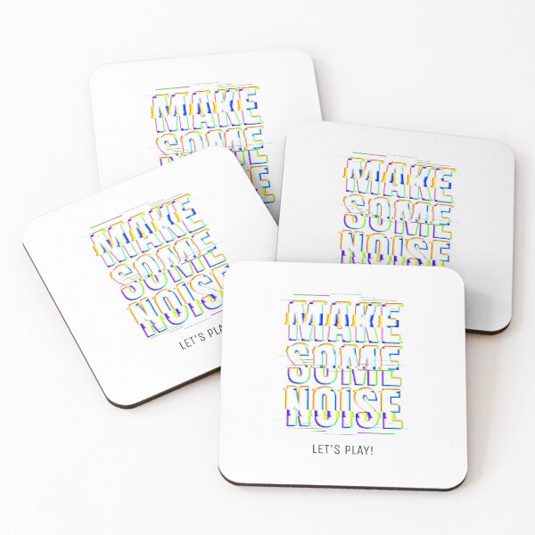 Item preview, Make Some Noise, Let's Play! designed and sold by unikologo.