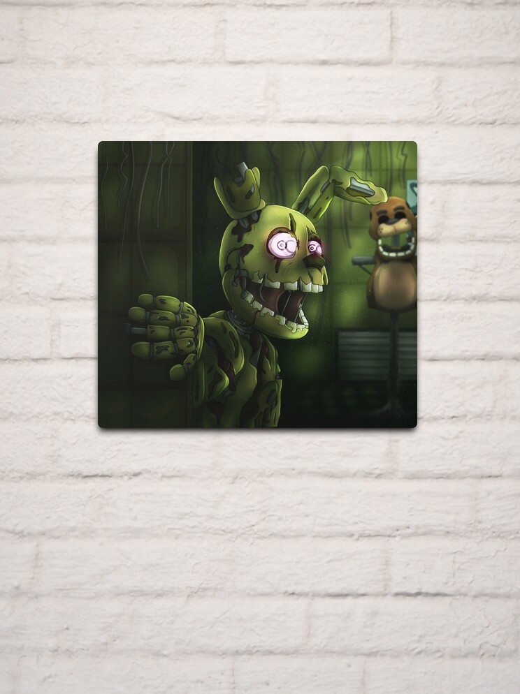 Into the Pit but it's Springtrap REMASTERED Art Print for Sale by  DragonessAnim