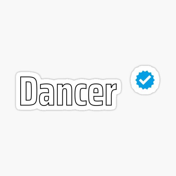 Verified Dancer Sticker