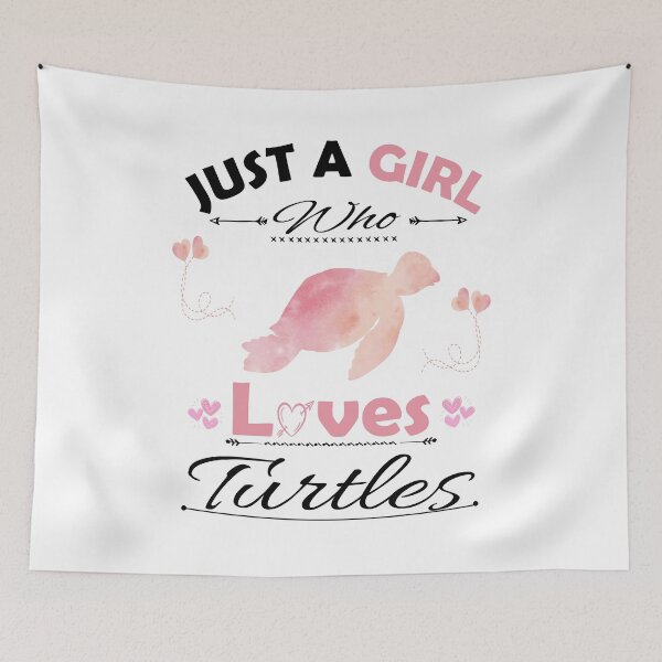 Item preview, Just A Girl Who Loves Turtles designed and sold by PRINTED ..