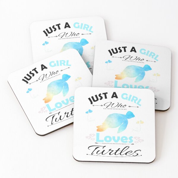 Item preview, Just A Girl Who Loves Turtles designed and sold by PRINTED ..