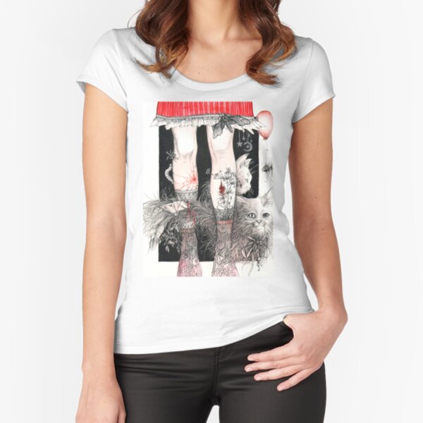 Legs Fitted Scoop T-Shirt