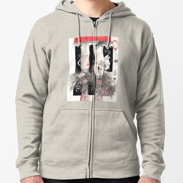 Legs Zipped Hoodie