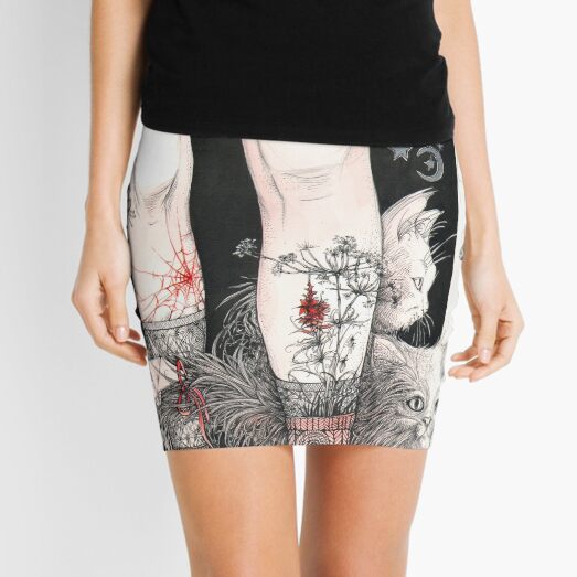 Legs Mini Skirt