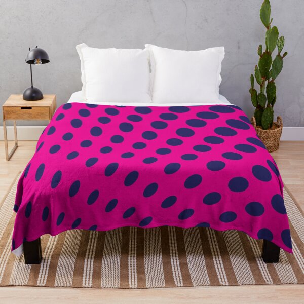Item preview, Twisted Halftone Polka Dots in Pink and Blue designed and sold by hobrath.