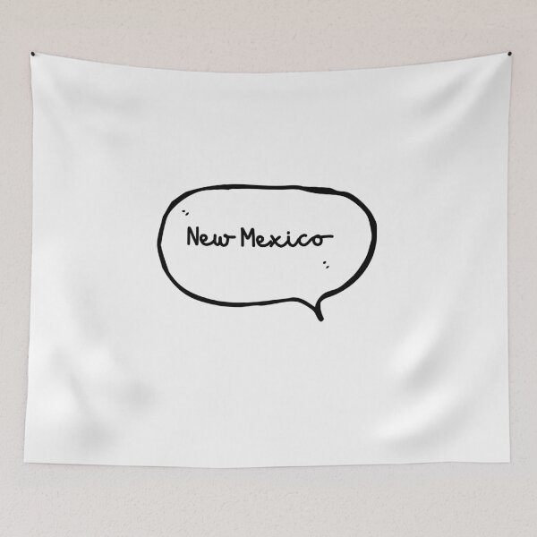 Item preview, New Mexico - Hand-write Hand-drawn Speech Bubble designed and sold by CityCollection.