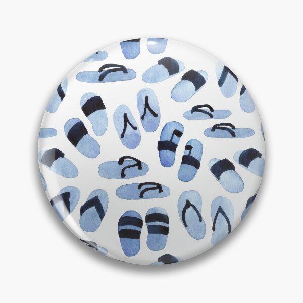 Item preview, Beach Flip-flops - Watercolor Illustrations designed and sold by Gardenia Watercolors.