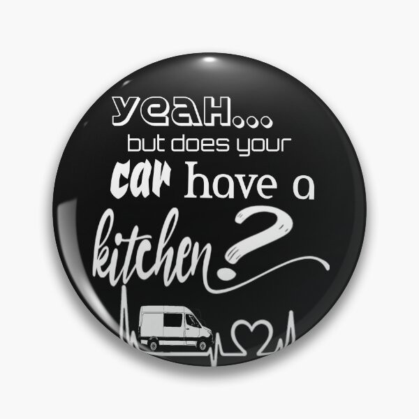 Item preview,  campervan funny logo in white designed and sold by maker121.