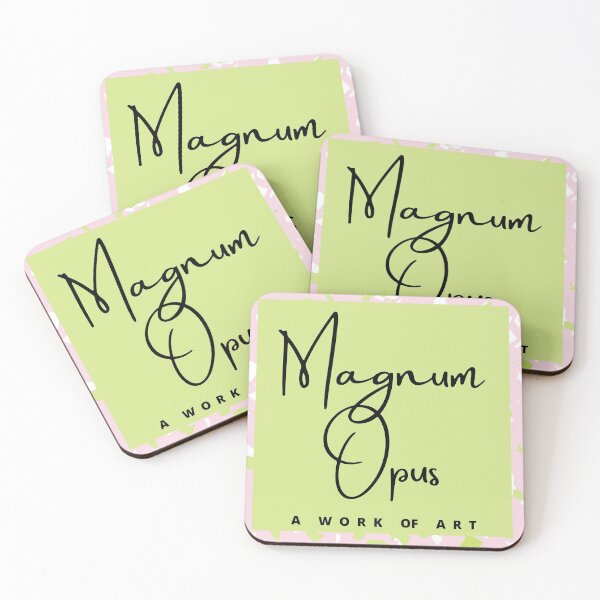 Item preview, Magnum Opus - Work of art Latin designed and sold by ApreggioDicho.