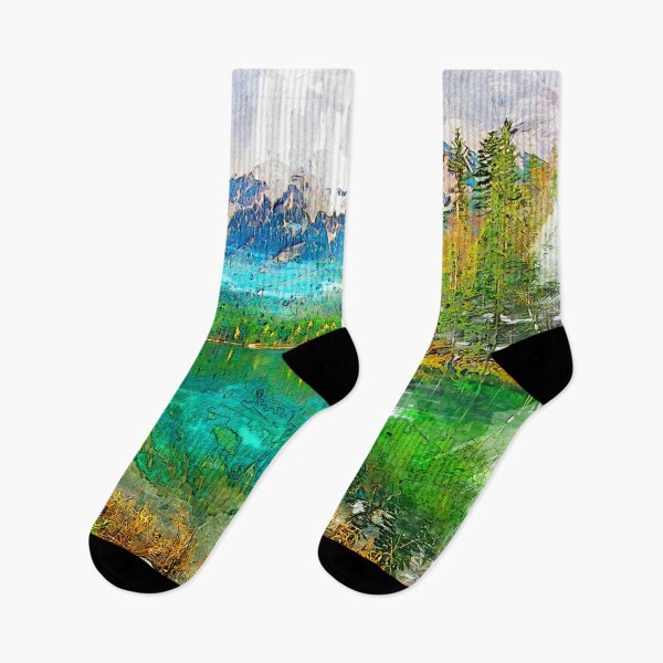 Item preview, Abstract Scenic Lake Germany. For Nature Lovers. designed and sold by ColortrixArt.
