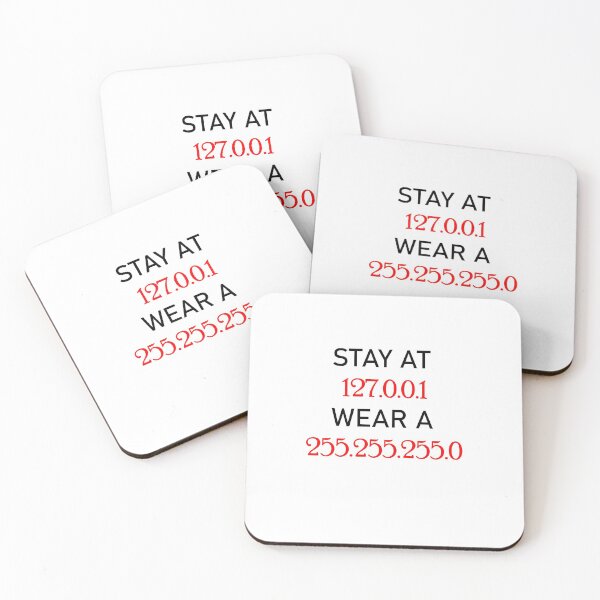 Item preview, stay at 127.0.0.1 wear a 255.255.255.0-stay safe stay at home wear a mask- designed and sold by seriesxanime.