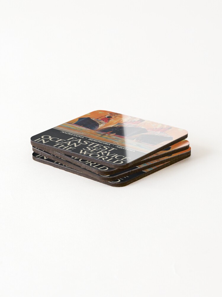 Thumbnail 4 of 5, Coasters (Set of 4), Cunard Line designed and sold by FAST-R.