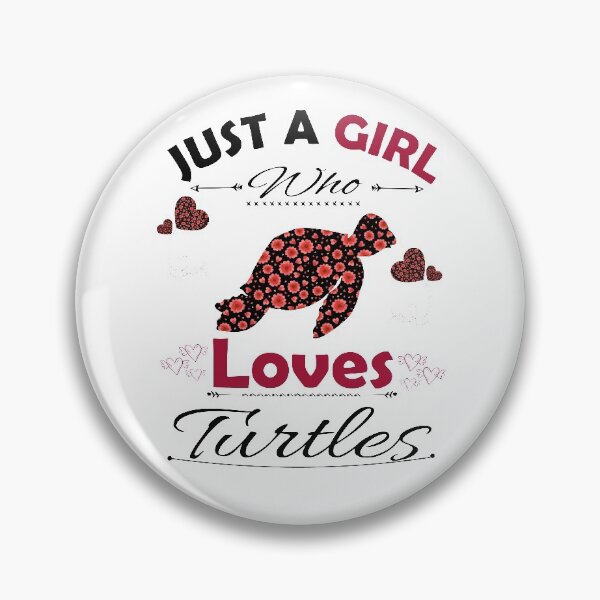 Item preview, Just A Girl Who Loves Turtles designed and sold by PRINTED ..