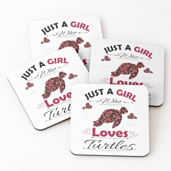 Item preview, Just A Girl Who Loves Turtles designed and sold by PRINTED ..