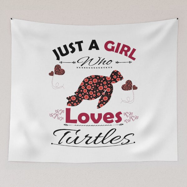 Item preview, Just A Girl Who Loves Turtles designed and sold by PRINTED ..