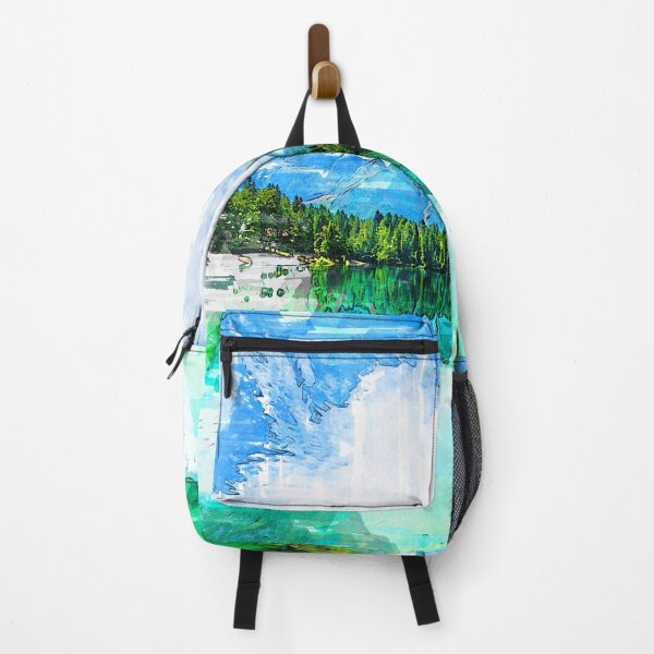 Item preview, Trees By The Lake Abstract. For Nature Lovers. designed and sold by ColortrixArt.