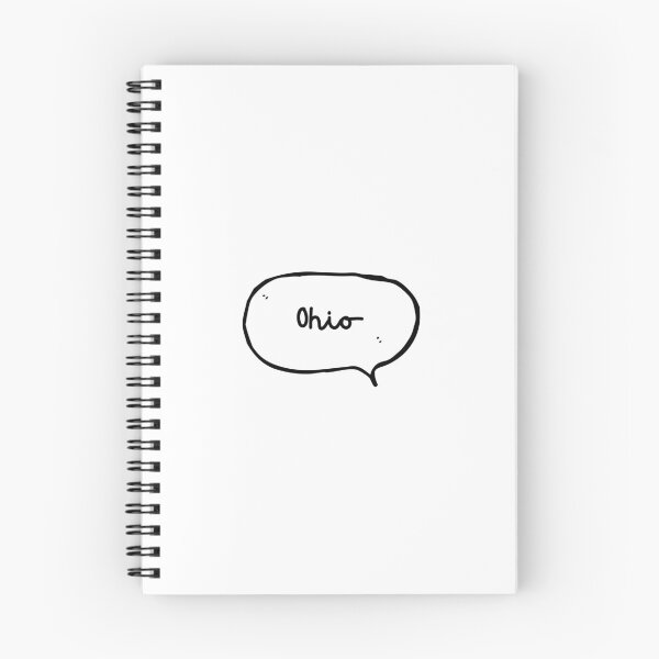 Item preview, Ohio - Hand-write Hand-drawn Speech Bubble designed and sold by CityCollection.