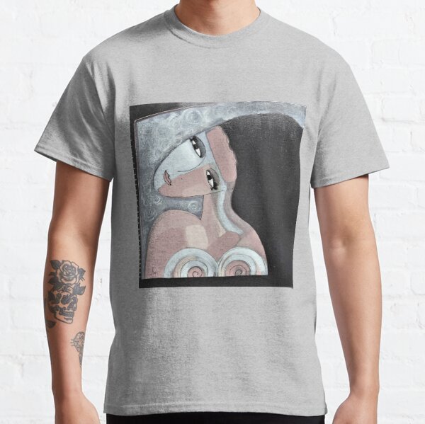 JEUNE FEMME COLOREE DANS LA TELE 2 T-shirt classique