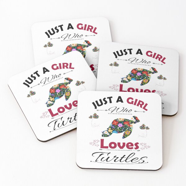 Item preview, Just A Girl Who Loves Turtles designed and sold by PRINTED ..