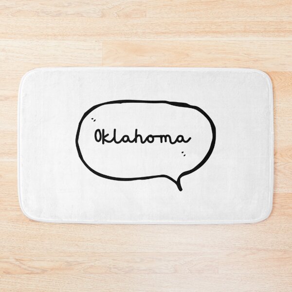 Item preview, Oklahoma - Hand-write Hand-drawn Speech Bubble designed and sold by CityCollection.