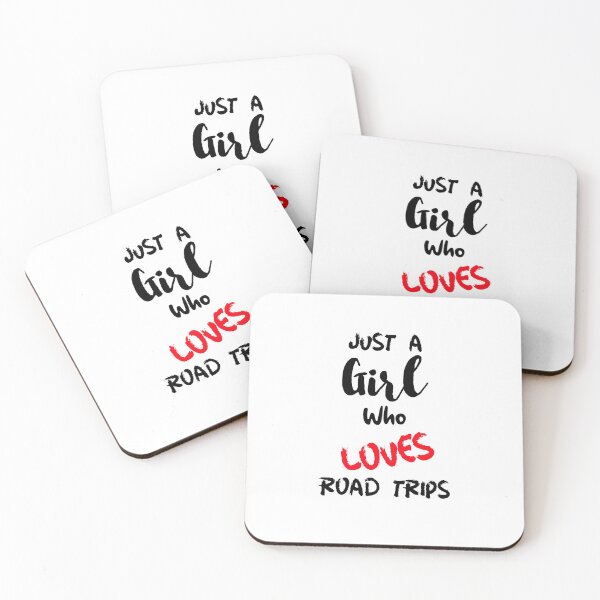 Item preview, Just A Girl Who Loves Road Trips designed and sold by DiscGolfTees.