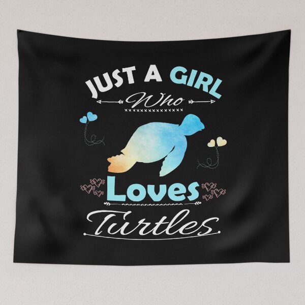 Item preview, Just A Girl Who Loves Turtles designed and sold by PRINTED ..