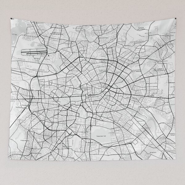 Item preview, Berlin, Germany Map (Theme 1) designed and sold by Mapnify.