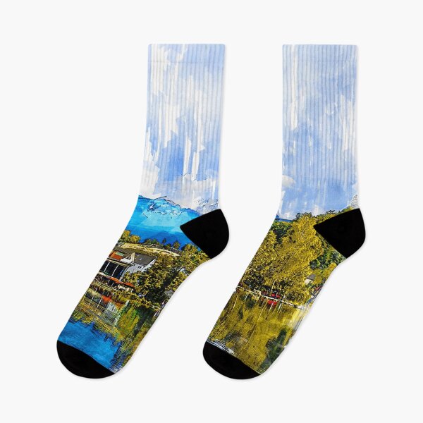 Item preview, Lake In Switzerland. For Nature Lovers. designed and sold by ColortrixArt.